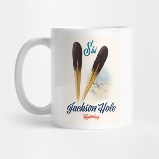 Jackson hole travel poster Mug